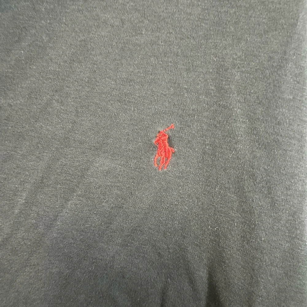 Polo Ralph Lauren Men’s Black Polo Shirt Red Pony Logo Size L